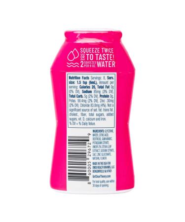 Clear Theory Water Flavoring Drops with Electrolytes - Water Enhancer 4 Pack, Watermelon Berry Flavor, Hydration for Kids, Vegan, Gluten Free, Low Calorie - 1.62 Fl Oz Bottles - Buy Online on SooperMarket.com