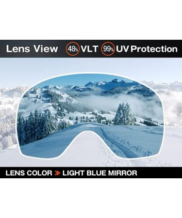 ZERO TECH BASE Oakley Crowbar Replacement Lens for Ski Snowboard Goggle - Buy Online on SooperMarket.com