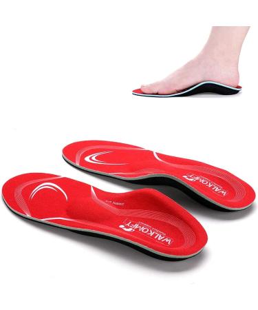 Walkomfy Pain Relief Orthotics Plantar Fasciitis Arch Support Insoles Shoe Inserts for Maximum Support