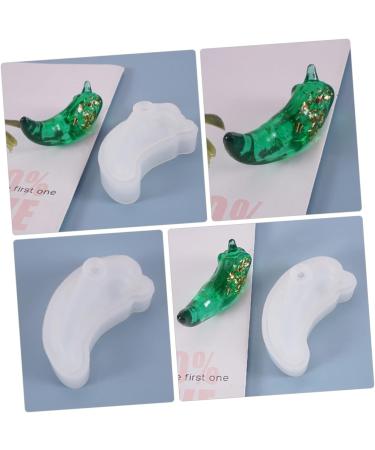 Tofficu Epoxy Resin Mold 1pc Resin Tool DIY Crafts Thanksgiving Casting Silicone for Chili Green Gel Simulate Home Pepper - Buy Online on SooperMarket.com