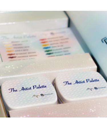 16-Color Narina Artist Palette with Mixing Pad & Mini Palettes - High Pigment Nail Art | 24 Grids Solid Colors International Shipping - Buy Online on SooperMarket.com