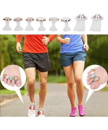 Toe Separators 8 Pcs Reusable Silicone Toe Spacers Nail Art Toe Separation Tool Pedicure Care(MY-05) - Buy Online on SooperMarket.com