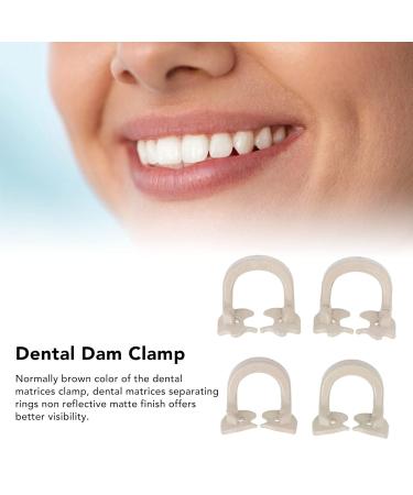 4 Professional Tooth Matrices & DAM Clamp-Barrier Clips - Enhance Dental Care Accessories - Buy Online on SooperMarket.com