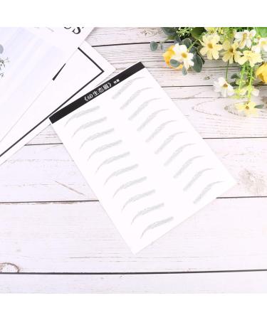 Solustrie 20 Pairs Waterproof Eyebrow Stickers - Durable Authentic Forehead Shaper for Men & Women - Buy Online on SooperMarket.com