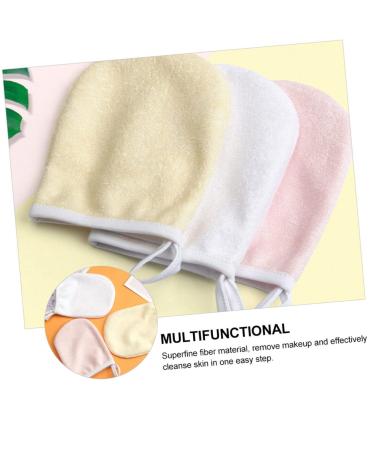 POPETPOP 30 Pcs Makeup Remover Gloves & Microfiber Bathing Wipes - Reusable & Disposable Makeup Removal Pads for Effortless Cleansing - Buy Online on SooperMarket.com