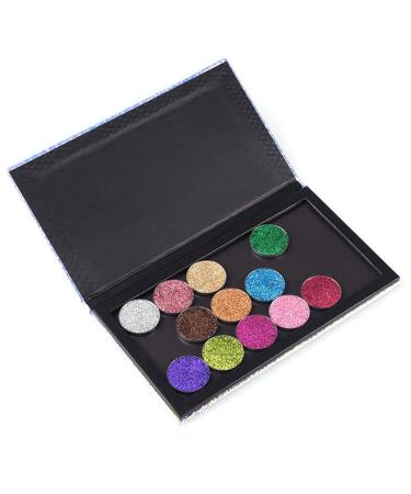 Buy Empty Eyeshadow Box | Magnetic Palette for DIY Makeup | Mermaid Design | 130g for Eyeshadow Blush & Foundation - Buy Online on SooperMarket.com