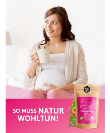 Organic Raspberry Leaf Tea 80g | Loose Herbal Tea for Pregnancy | 100% Natural & Organic Certified Warmly - Buy Online on SooperMarket.com