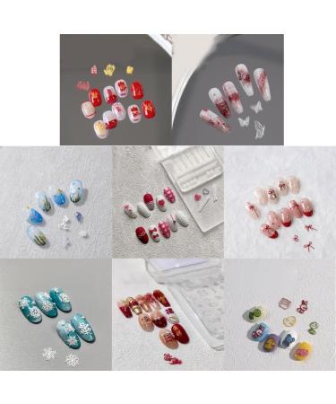 Flower Nail Silicone Mold 3D Butterfly Embossing Gel Print Stencil Nail Carving Template Tool For Nail Decors JT030 - Buy Online on SooperMarket.com