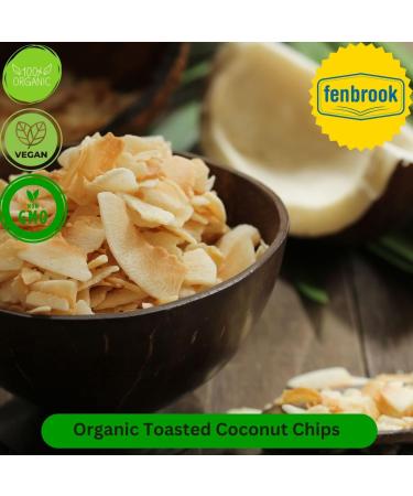 Organic Toasted Coconut Chips 1kg | Certified Organic by Fenbrook Organic - Buy Online on SooperMarket.com