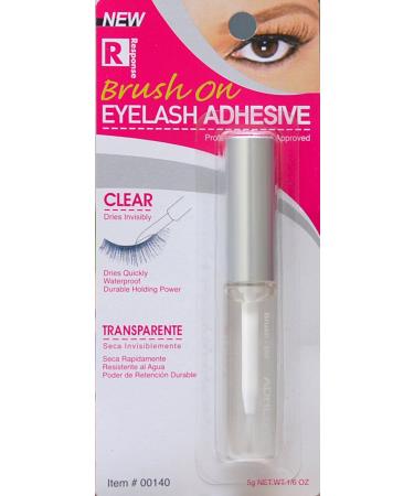 Response Brush On - Eyelash Adhesive Clear (Professional Salon Approved)