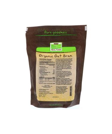 NOW Foods Natural Oat Bran - 14 oz | High-Quality Fiber-Rich Superfood - Buy Online on SooperMarket.com