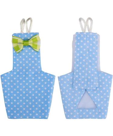 Viagasafamido Reusable Parrot Diaper Flight Suit - Washable Bird Diaper Clothing for Comfortable Travel (Blue) - Buy Online on SooperMarket.com