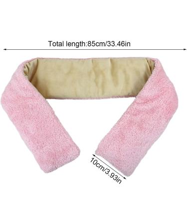Cypeason 2 PCs Heating Scarf & Neck Pillows - Washable Portable Soft & Comfortable Heated Neck Warmer - Perfect for Relief - Pink - Buy Online on SooperMarket.com