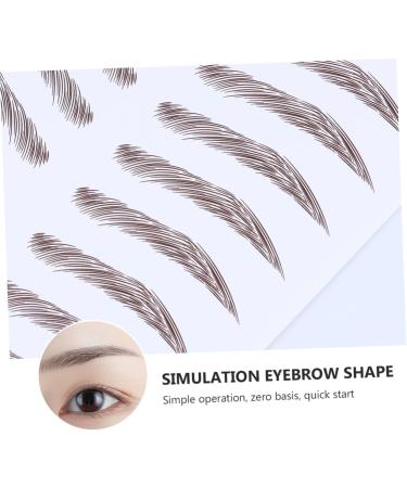 Gogogmee Authentic Eyebrows 4pcs Eyebrow Stickers Waterproof Stickers Hair-like Eyebrows Water Transfer Eyebrow Sticker Cosmetic - Buy Online on SooperMarket.com