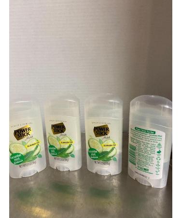 Power Stick Cucumber Mint Deodorant (2.5 oz 4 EA)
