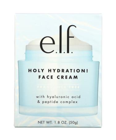 E.L.F. Holy Hydration! Fragrance Free Face Cream - 1.8 oz (50g) | Moisturizer for Healthy Skin - Buy Online on SooperMarket.com
