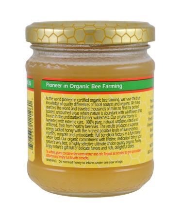 Y.S. Eco Bee Farms Organic Raw Honey 8 oz | 100% Pure & Certified - Buy Online on SooperMarket.com
