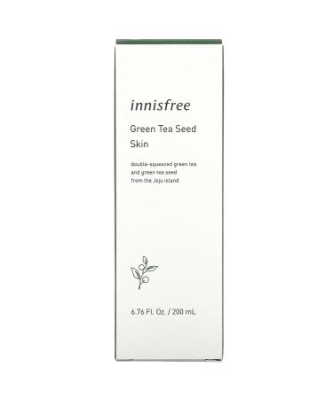 Innisfree Green Tea Seed Skin 200ml | Hydrating & Nourishing Toner - Buy Online on SooperMarket.com