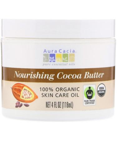 Aura Cacia Nourishing Cocoa Butter 4 fl oz (118 ml)