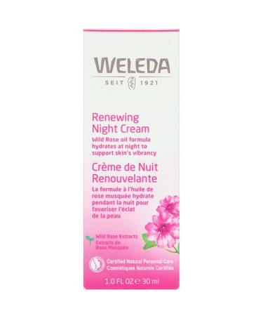 Weleda Renewing Night Cream Wild Rose Extracts 1.0 fl oz (30 ml)