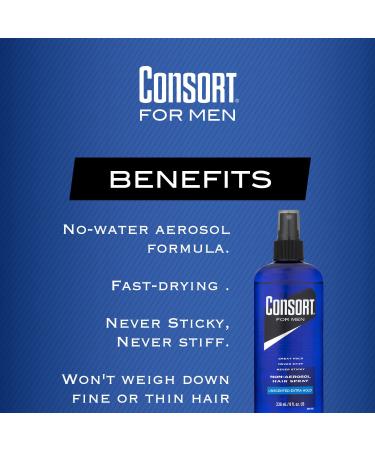 Consort Extra Hold Non-Aero Hair Spray Pump - Unscented - 8 oz - Buy Online on SooperMarket.com