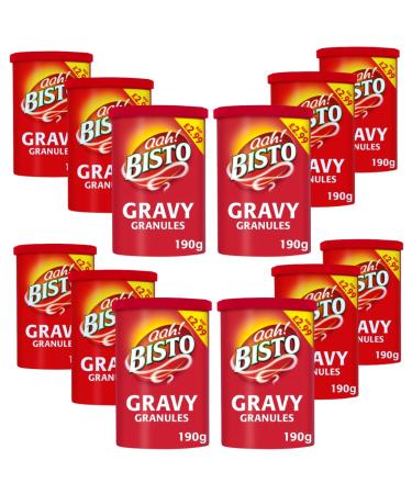 Bisto Gravy Granules (12x190g) - Vegetarian Beef Flavour RRP Price Marked