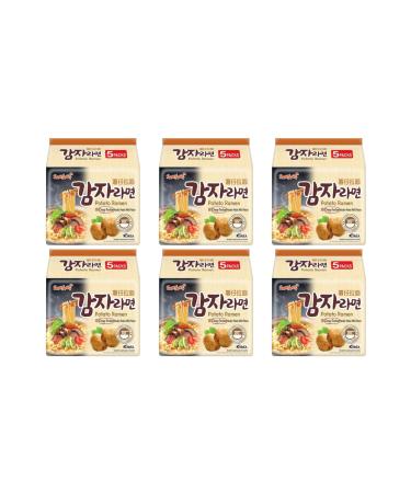 Samyang Potato Flavour Instant Noodle Ramen Suitable For Vegetarian (Pack of 30) by CNMART