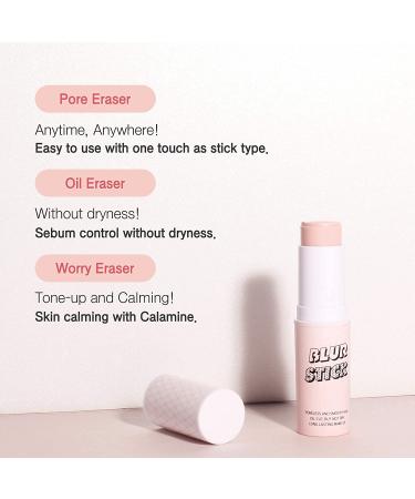 Korean Makeup Blur Stick Face Primer for Pores & Energized Eye Makeup - Calamine Base for Oily & Acne Prone Skin - Buy Online on SooperMarket.com