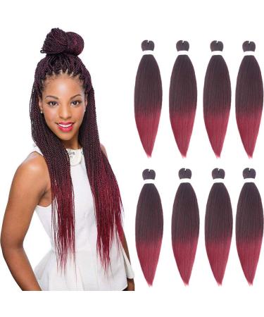 pre stretched braiding hair