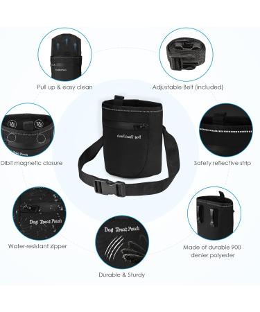 BriFit Dog Treats - Premium Dog Training Feed Bag Waterproof Snack Bags with Adjustable Belt & Magnetic Lock 17.5 x 13.6 x 8 cm - International Shipping - Buy Online on SooperMarket.com