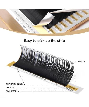 LASHVIEW Premium Eyelash Extensions - Individual Lashes & Classic 0.15 D Curl | Soft Natural Semi-Permanent 9mm Lashes for Seamless Application - Buy Online on SooperMarket.com