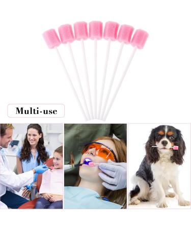 Oral Swabs Disposable Mouth Swabs Sponge 100Pcs Disposable Mouth Swabs Sponge Mouth Care Sponge Tooth Cleaning Sponge Mouth Swabs Sponge Sponge Swabs Mouth Cleaning Sponge Mouth Care Sponge Pink - Buy Online on SooperMarket.com