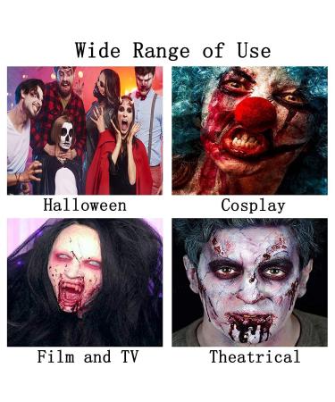 Yeweian Fake Blood Scar Wax SFX Makeup Kit - Halloween Stage Monster Zombie Vampire Special Effects - Coagulated Blood Gel - 50g - Buy Online on SooperMarket.com