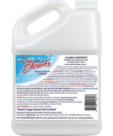 Buy Wet & Forget Vanilla Scent Shower Cleaner - 1 Gallon Liquid for Effortless Cleaning | International Shipping Available - Buy Online on SooperMarket.com