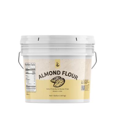 Pure Original Ingredients Almond Flour (1 Gallon), Non-GMO, Gluten-Free 4 Pound (Pack of 1)