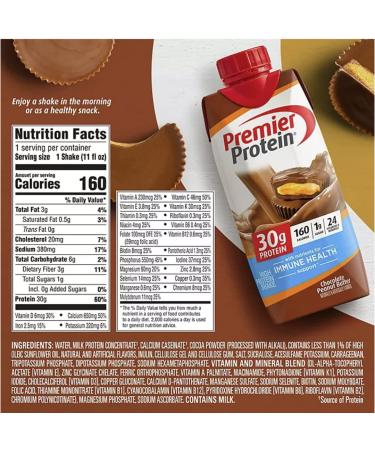 High Protein Shake Variety Pack - 6 Flavors - 11 Fl Oz (Pack of 12) - Buy Online on SooperMarket.com