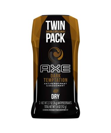 AXE Antiperspirant Deodorant Stick for Men Dark Temptation 2.7 oz 2 Count