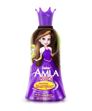Dabur Shampoo 200 ml - Nourishing Shampoo for Kids with Natural Formula Enriched with Amla Almond Olive oil and Shikakai Gentle Cleansing For Stronger Hair
