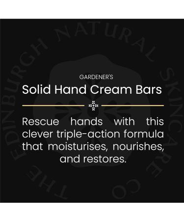 Moisturising Solid Hand Cream Bars - Gardeners Scent | Natural & Cruelty Free | Luxury Gift from Edinburgh Skincare - Buy Online on SooperMarket.com