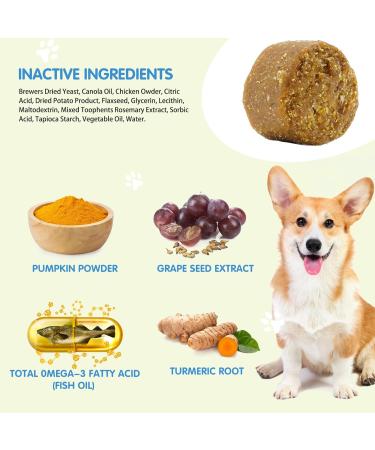 Dog Skin Relief Chews- Itch & Immunity Treats for Allergies - 120 Soft Chicken Flavor Chews - Buy Online on SooperMarket.com