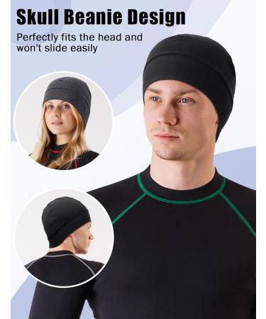 MELLIEX 2 Pack Cycling Cap - Under Helmet Cotton Skull Cap for Men & Women | Multifunctional Winter Hat & Helmet Lining - Buy Online on SooperMarket.com