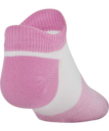 Under Armour Youth Essential 2.0 Lightweight No Show Socks - 6 Pack, Small, Lipstick Pink Assorted - Buy Online on SooperMarket.com