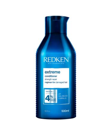 Redken Extreme Conditioner For Damaged Hair Repairs Strength & Adds Flexibility 66 Percent More Inside 500ml 500 ml
