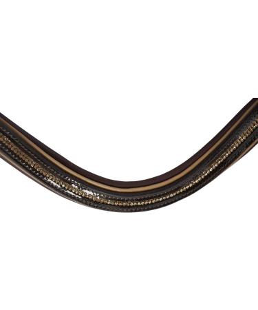 Shop Kerbl Covalliero Kingston Brown Bridle with Gold - Premium Cob Size for Equestrian Excellence | International Shipping Available - Buy Online on SooperMarket.com