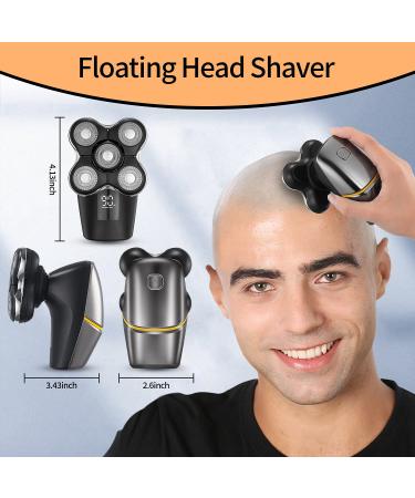 5-in-1 Electric Razor for Bald Men - Multifunctional Head Shaver Grooming Kit - Buy Online on SooperMarket.com