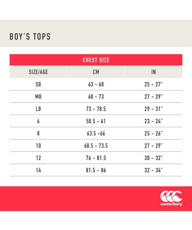 Buy Canterbury Boys Vapodri Evader Hooped Rugby Jersey 12 (L) - Red Flag Red | International Shipping Available - Buy Online on SooperMarket.com