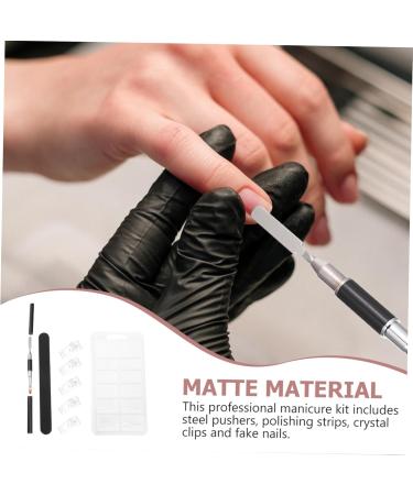 HAPINARY 1 Set Manicure Tools Set Nail Buffer Extension Nail Gel Handy Tools Manicure Extension Molds Nail Tip Clamps Cuticle Extension Kit Car Crystal Nail Piece Plastic - Buy Online on SooperMarket.com