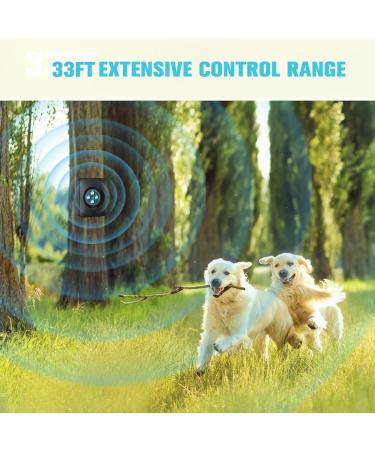 Anti-Bark Devices for Dogs | Rechargeable 4 Transmitters & 33ft Ultrasound Control | Safe for Small to Large Dogs - Buy Online on SooperMarket.com