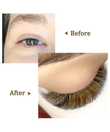 QUEWEL Easy Fan Brown Volume Lash Extensions 0.07 D 9-16mm | Self Fanning 2D-10D Volume Eyelash Extensions - Buy Online on SooperMarket.com
