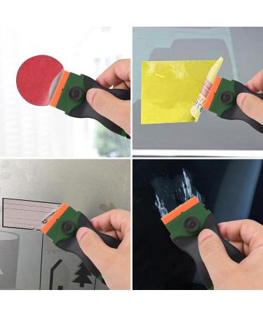 Flintronic Ceramic Hob Scraper Set - 20 Stainless Steel & Plastic Blades for Kitchen Oven Glass Ceramic Cleaning - Buy Online on SooperMarket.com